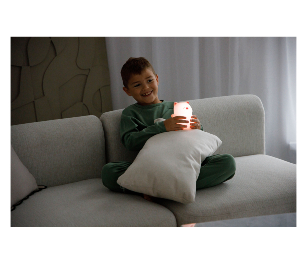 InnoGIO Silikonowa lampka nocna LED GIOSLEEPY PIGGY - 1537875 - zdjęcie 3